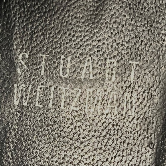 Stuart Weitzman Black Leather Quilted Biker Motorcycle Booties Women’s 8.5 - Picture 15 of 16